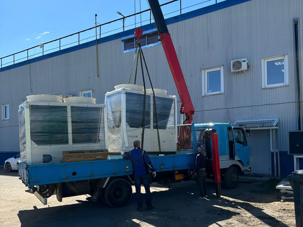 Доставка промышленных кондиционеров на объект