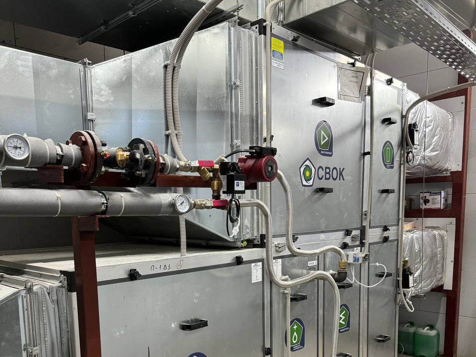 Приточная вентиляционная установка для торгового центра Приточная вентиляционная установка для торгового центра