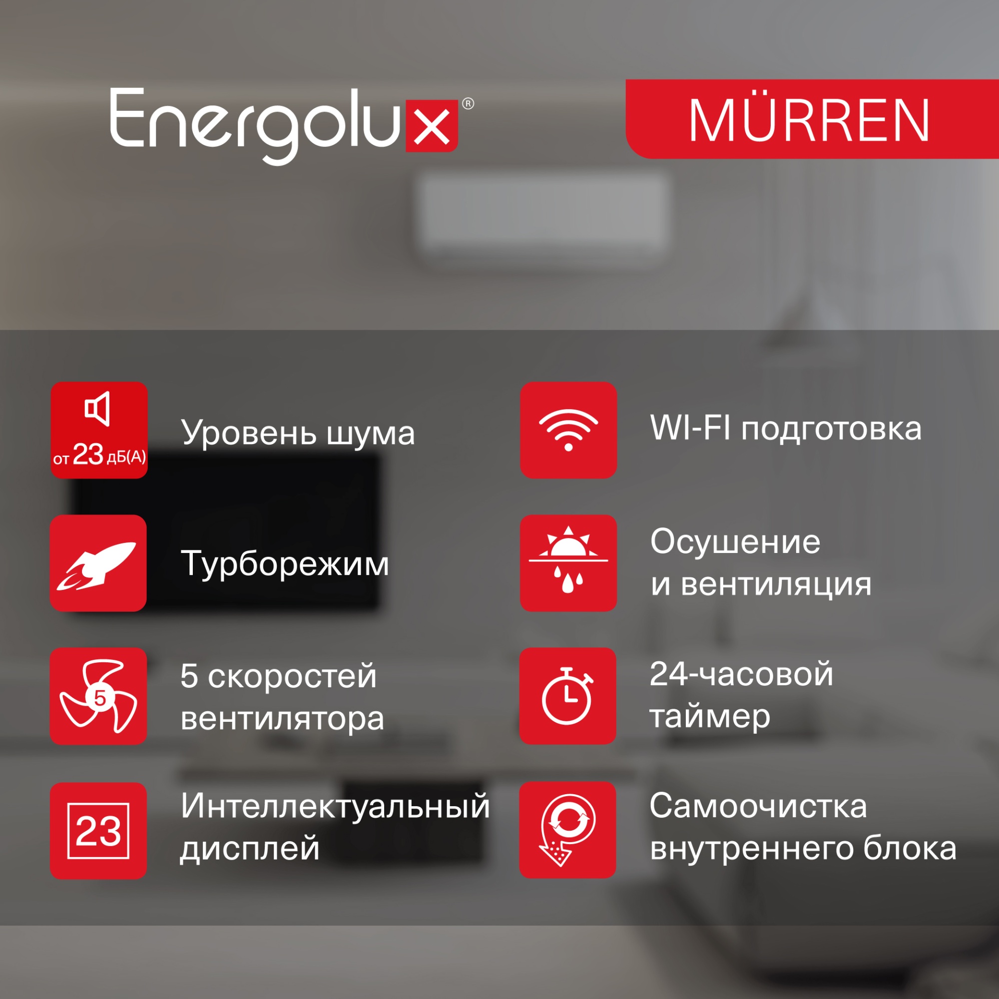 Сплит-система On/Off Murren SAS12MR1-A / SAU12MR1-A Сплит-система On/Off Murren SAS12MR1-A / SAU12MR1-A